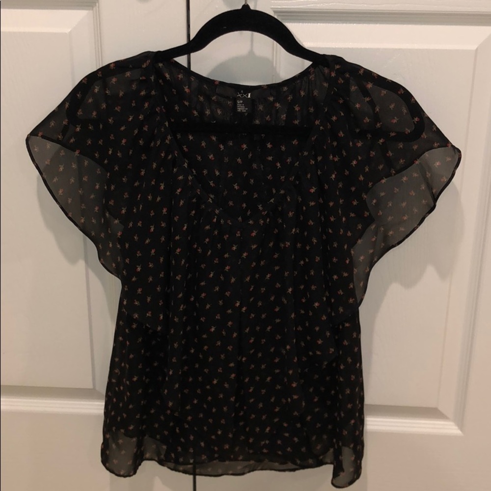Forever 21 back floral blouse
